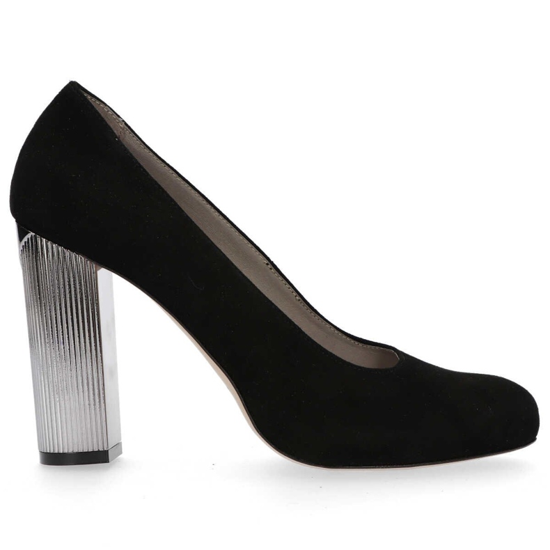 Décolleté Filippo 1440 in camoscio nero