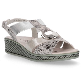 Filippo DS1417/20 Si Sandali in argento d'argento grigio