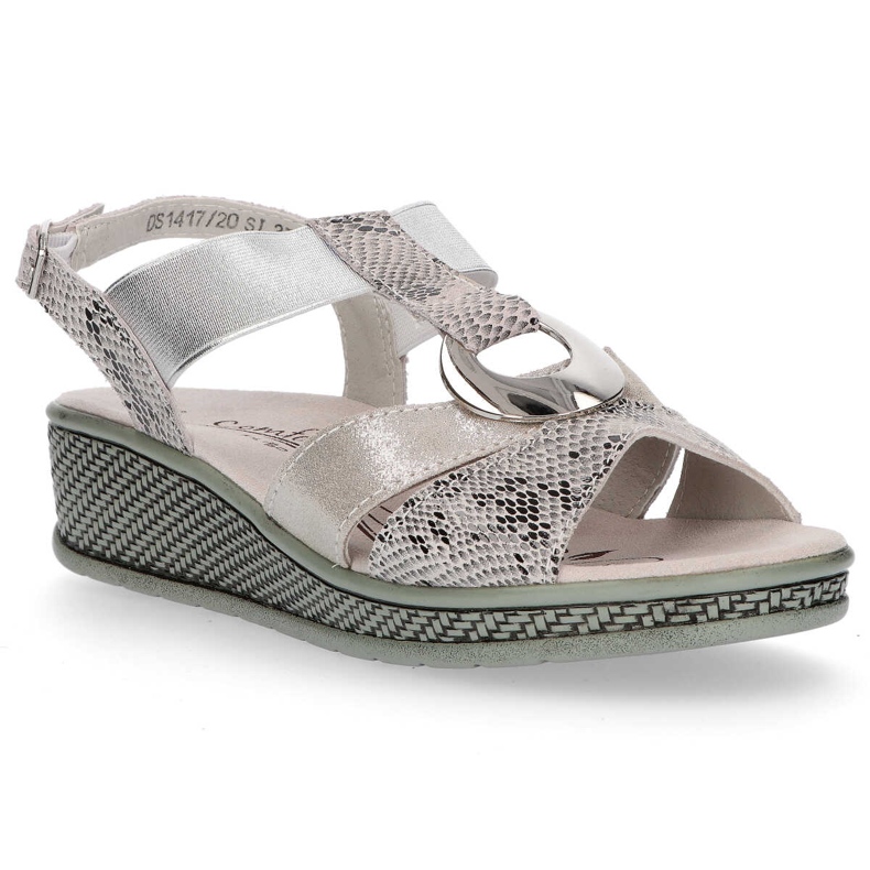 Filippo DS1417/20 Si Sandali in argento d'argento grigio