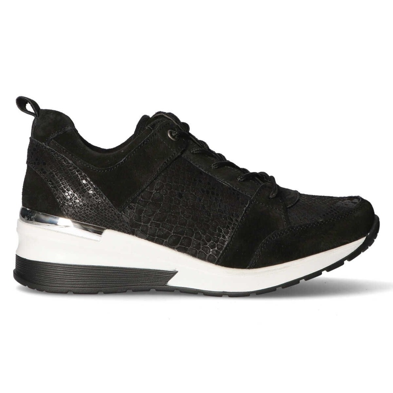 Sneakers in pelle Filippo DP1505/20 Bk nere nero
