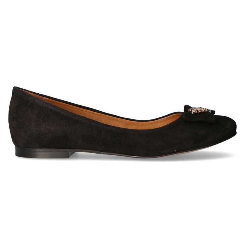 Filippo Premium 2054 Ballerina in camoscio nero