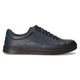 Scarpe in pelle Filippo 2019 blu navy