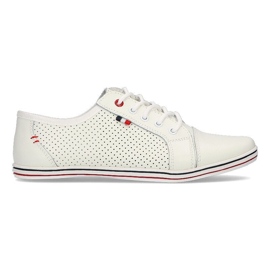 Scarpa in pelle Filippo DP009/21 Wh bianca