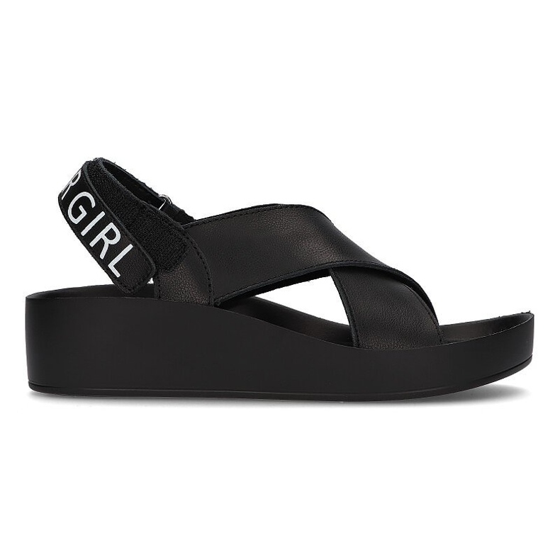 Sandali in pelle Filippo DS2060/21 Bk nero