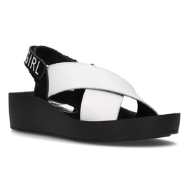 Sandali in pelle Filippo DS2060/21 Wh bianco bianca