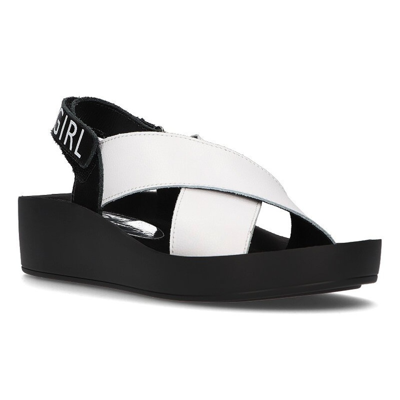 Sandali in pelle Filippo DS2060/21 Wh bianco bianca