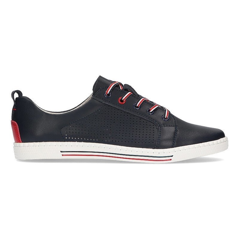 Scarpa in pelle Filippo DP008/21 Nv blu navy