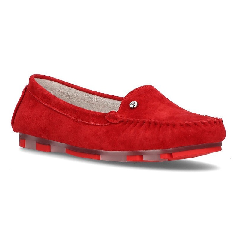 Mocassini Filippo DP2037/21 Rd in pelle rossi rosso