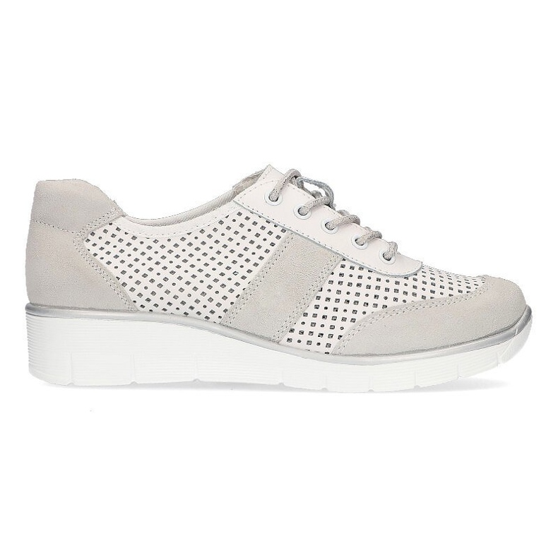 Scarpa in pelle Filippo DP028/21 Wh bianca stringata