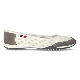 Scarpa in pelle Filippo DP142/21 Wh Gr bianco-grigio