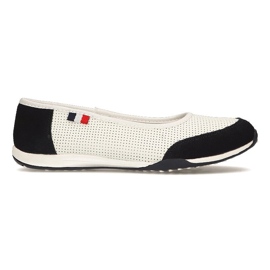 Scarpa in pelle Filippo DP142/21 Wh Nv bianco e blu navy