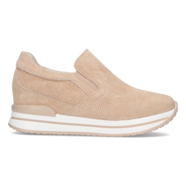 Sneakers in pelle Filippo DP1512/21 Be beige