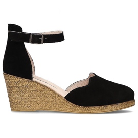 Sandali in pelle Filippo DS1394/21 Bk Nero