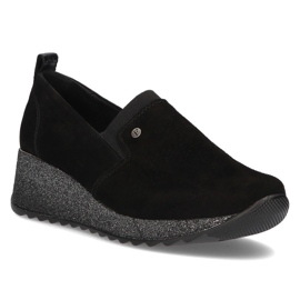 Sneakers in pelle Filippo DP1500/21 Bk nere nero