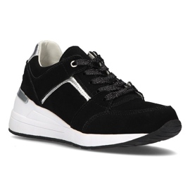 Sneakers in pelle Filippo DP2003/21 Bk nere nero