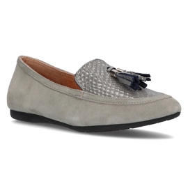 Signori in pelle Filippo DP2024/21 Gr grigio