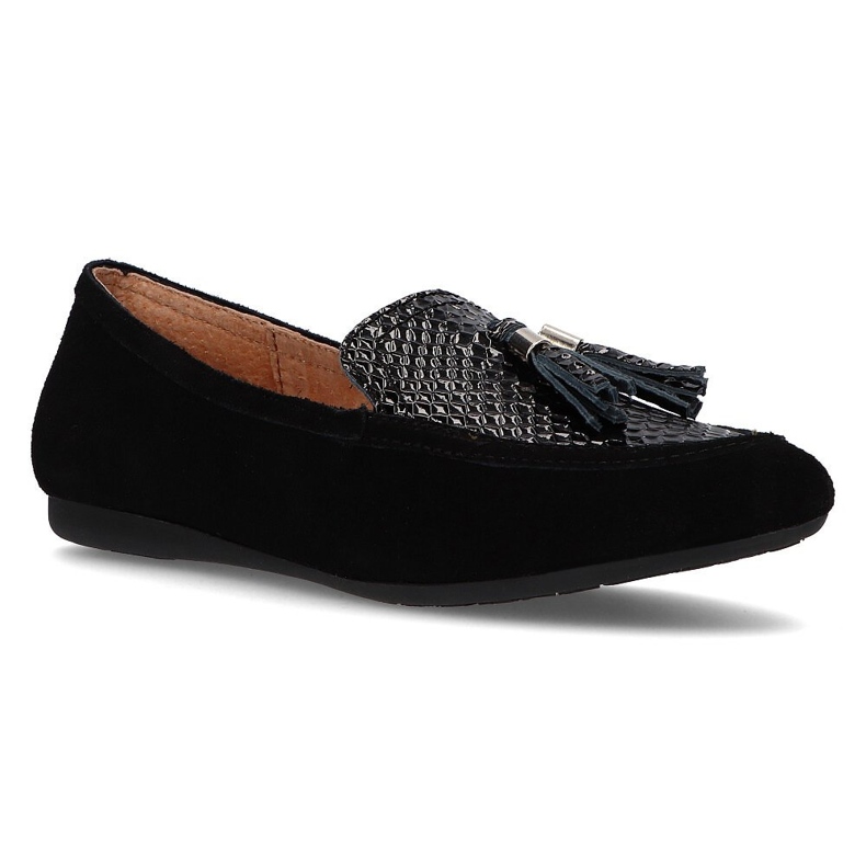Signori in pelle Filippo DP2024/21 Bk nero