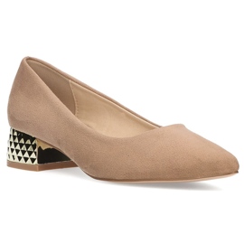 Décolleté con tacco FILIPPO DP2101/21 Beige
