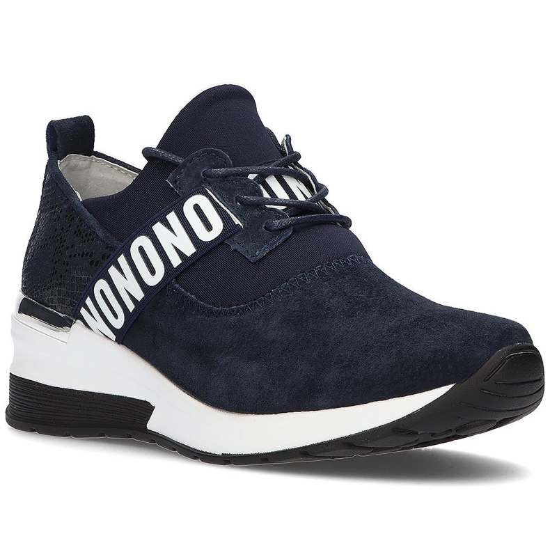 Sneakers in pelle Filippo DP1388/21 Nv blu navy