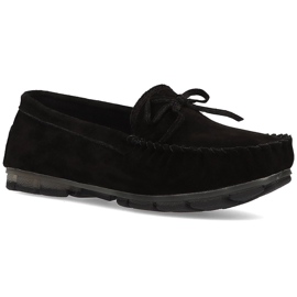 Mocassini in pelle Filippo DP1204/21 Bk nero
