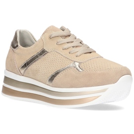 Sneakers in pelle Filippo DP2004/21 Be beige