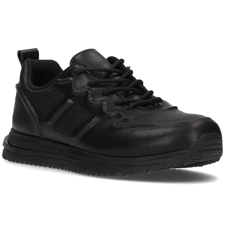 Sneakers sportive in pelle Filippo DP2017/21 Bk nere nero