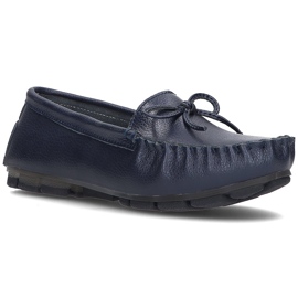 Mocassini in pelle Filippo DP004/21 Nv blu navy