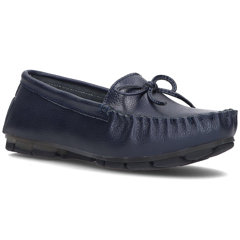 Mocassini in pelle Filippo DP004/21 Nv blu navy