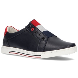Scarpa in pelle Filippo DP2155/21 Nv blu navy