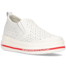 Scarpa in pelle Filippo DP2009/21 Wh bianca