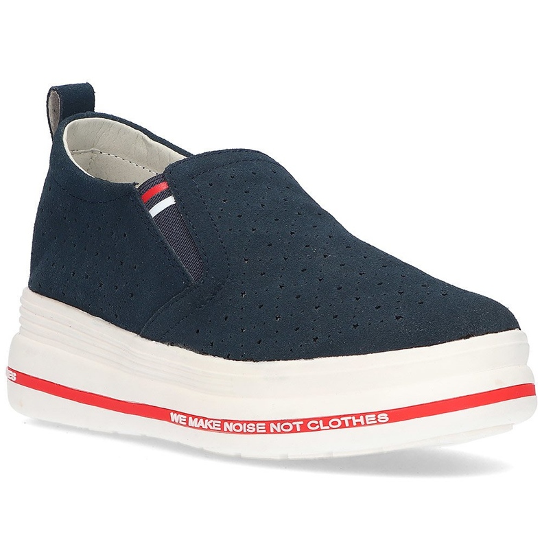 Scarpa in pelle Filippo DP2009/21 Nv blu navy