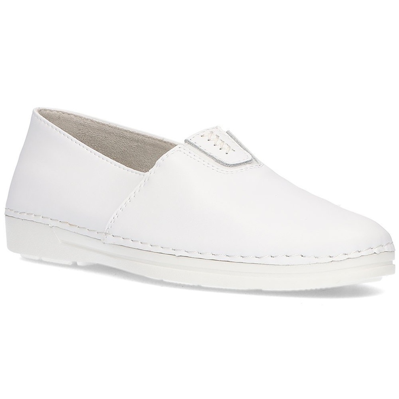 Slip-on in pelle Filippo DP2134 / 21 Wh bianco bianca