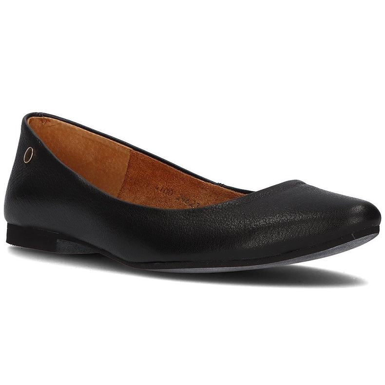 Ballerine Filippo 04100 in pelle nere nero