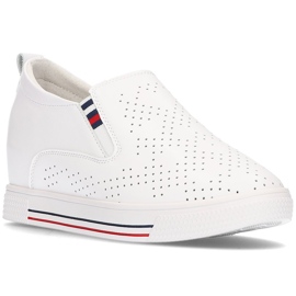 Scarpa in pelle Filippo DP1356/21 Wh bianco