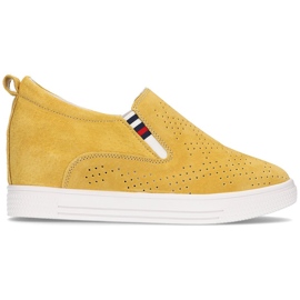 Scarpe in pelle Filippo DP1356/21 Yl giallo