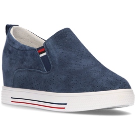 Scarpa in pelle Filippo DP1356/21 Nv blu navy
