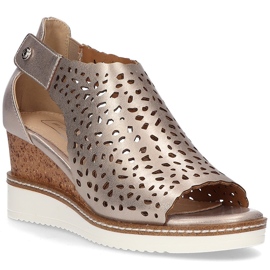 Sandali sulla zeppa Filippo DS2074/21 Go golden d'oro