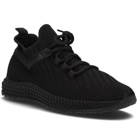 Sneakers da uomo Filippo MTN2293/21 Bk nere nero