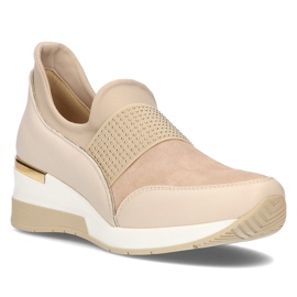 Sneakers in pelle Filippo 089 beige