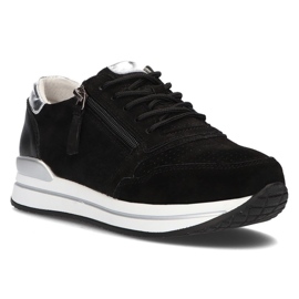 Sneakers in pelle Filippo DP2049/21 Bk nere nero