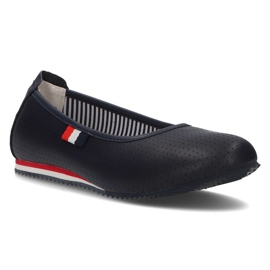 Ballerine in pelle Filippo DP2171/21 Nv blu navy