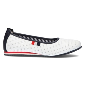 Ballerine in pelle Filippo DP2171 / 21 Wh bianche bianca