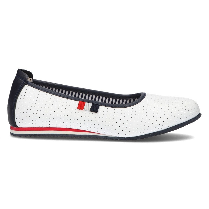 Ballerine in pelle Filippo DP2171 / 21 Wh bianche bianca