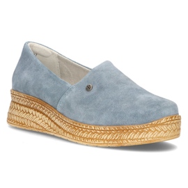 Scarpe in pelle Filippo DP2164/21 Bl blu
