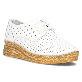 Scarpa in pelle Filippo DP2162/21 Wh bianca