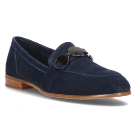 Mocassini in pelle Filippo DP2148/21 Nv blu navy