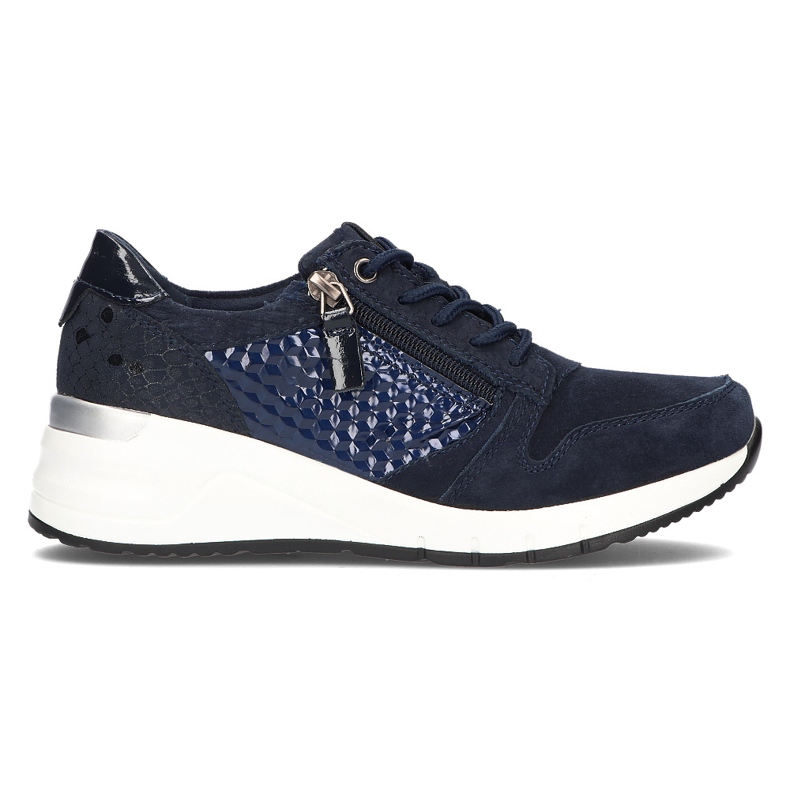 Sneakers in pelle Filippo DP2052/21 Nv blu navy