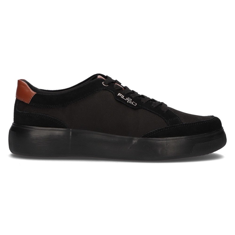 Scarpe in pelle Filippo MP2398 / 21 Bk nero