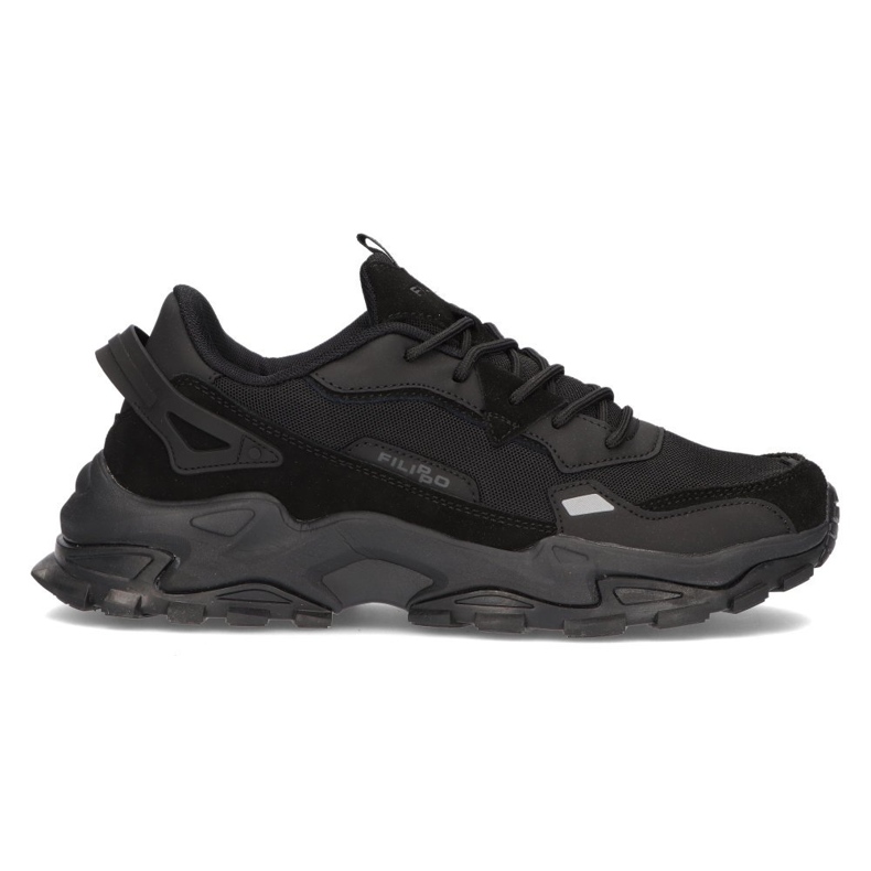 Scarpe in pelle Filippo MSP2122 / 21 Bk nero