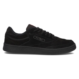Scarpe in pelle Filippo MSP2123 / 21 Bk nero